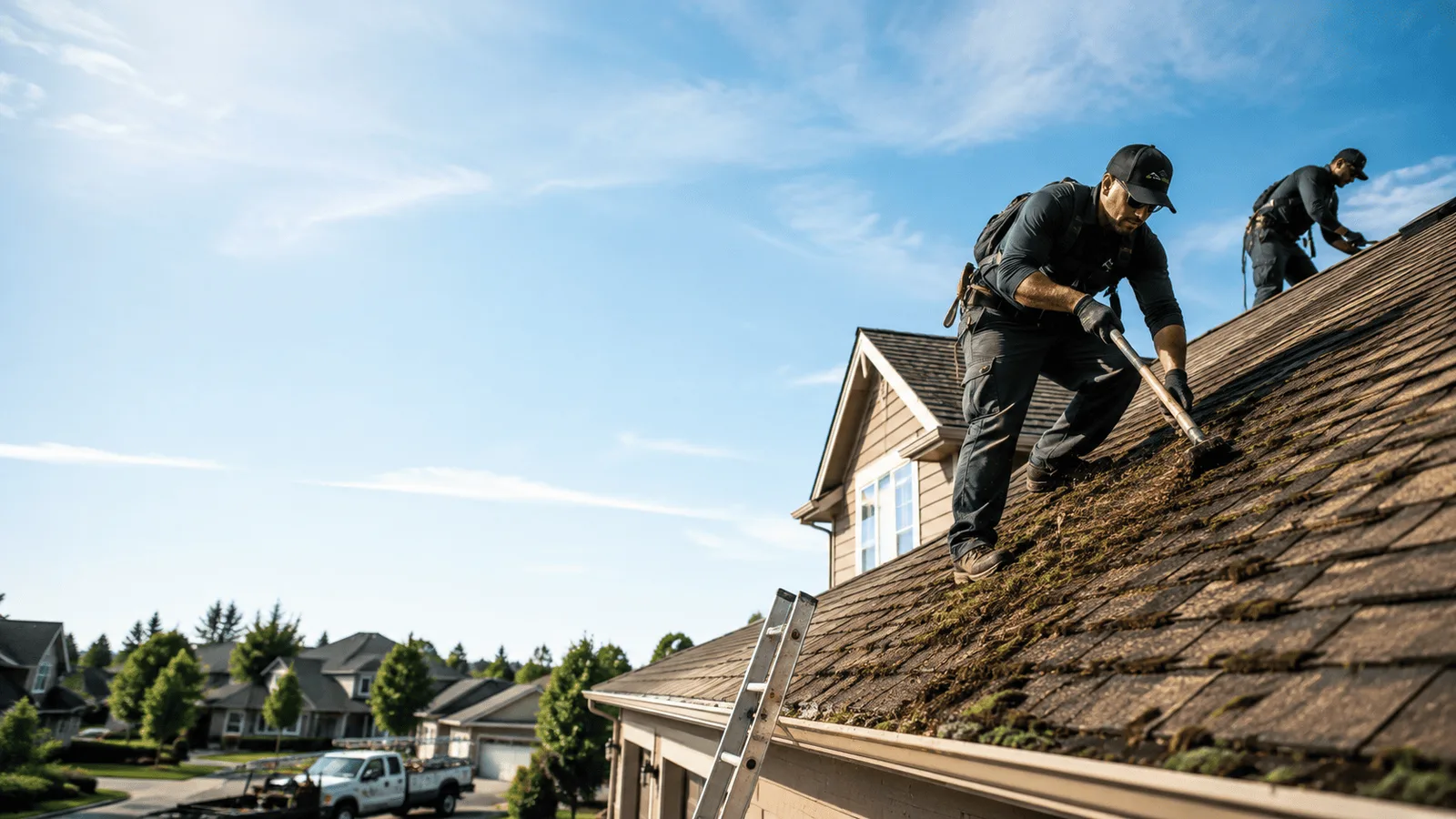 Roof Moss Removal in Highland, MD near me